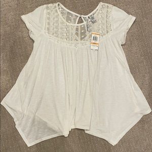 American Rag White/Off-White Flowy Top